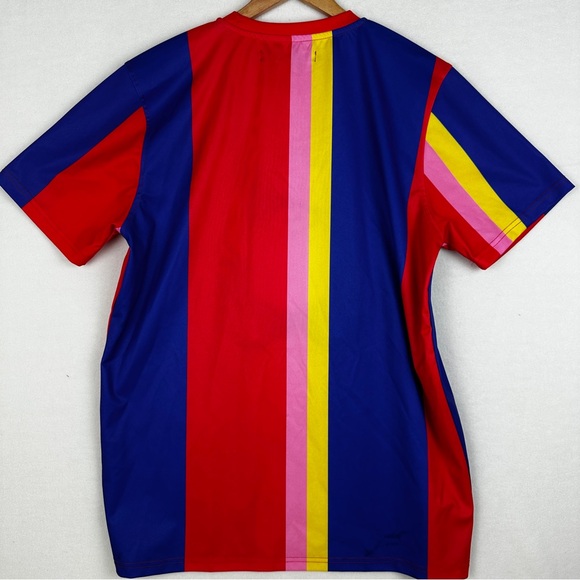 Odd Culture Cool Bear Tee Shirt Men's Size XL Multicolor Color block Y2K Retro - Picture 3 of 16